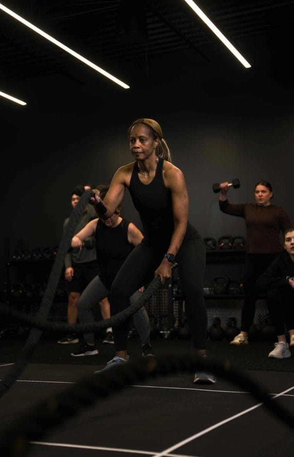 Gritlabs Fitness Woman Rope Training