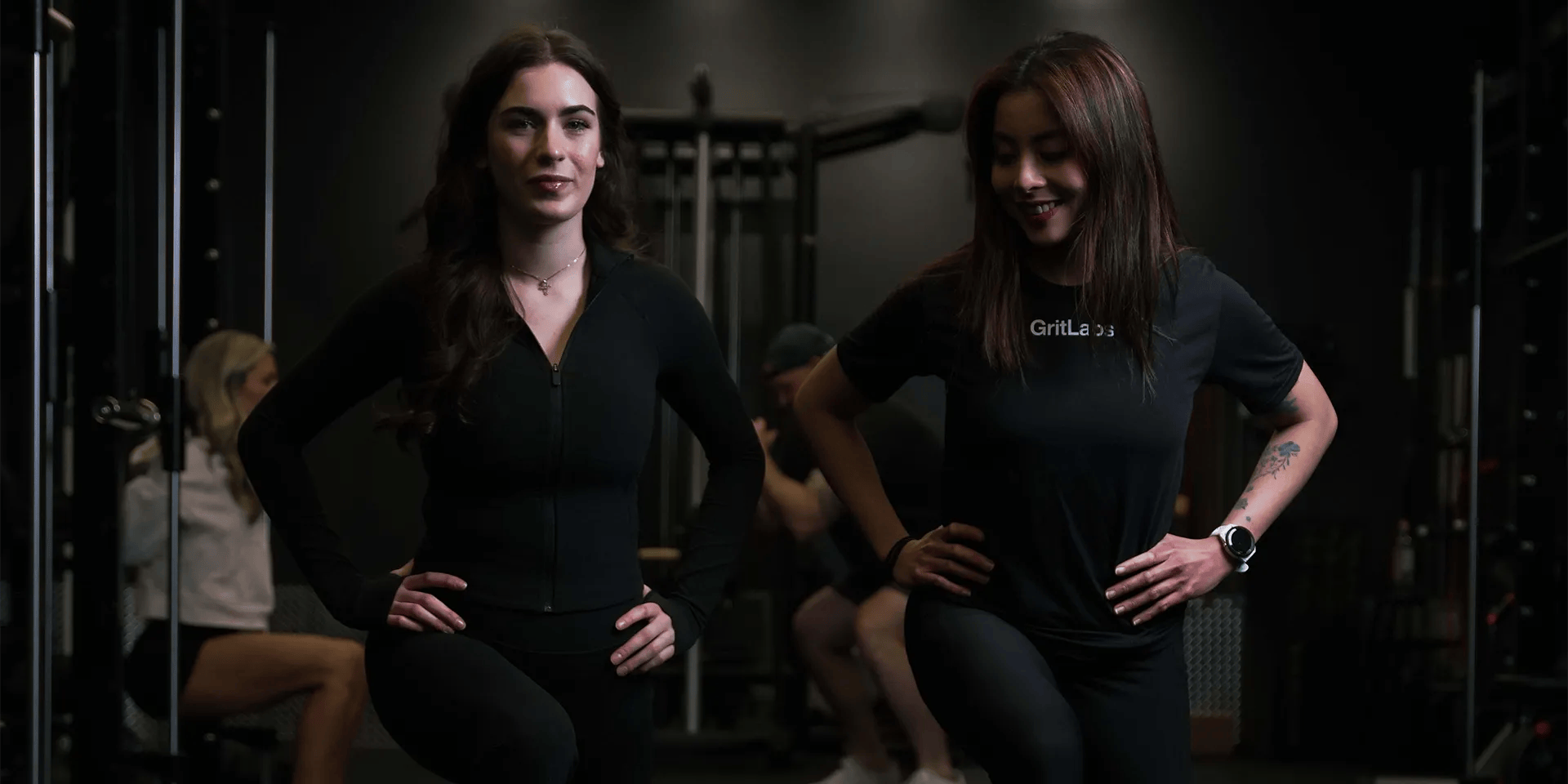 woman training with her coach at GritLabs Fitness